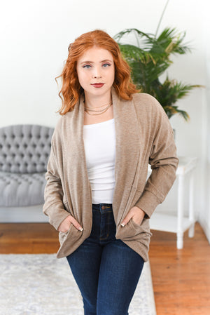 Carrie Jersey Cocoon Cardigan