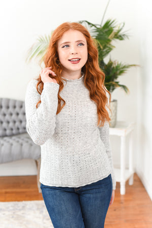 Matilda Knit Mock-Neck Sweater