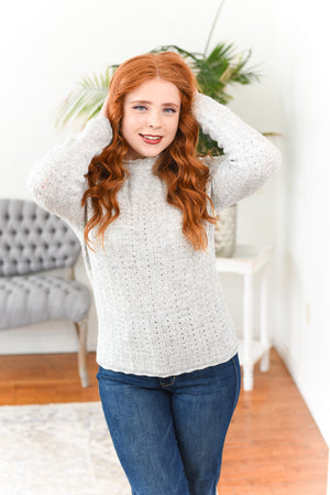 Matilda Knit Mock-Neck Sweater