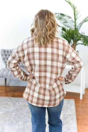 Amelia Oversized Plaid Flannel Shirt