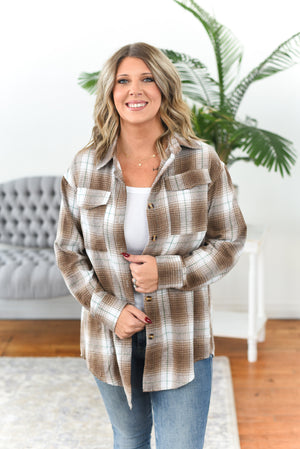 Jodie Plaid Flannel Shirt FINAL SALE