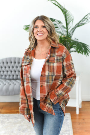 Jodie Plaid Flannel Shirt FINAL SALE