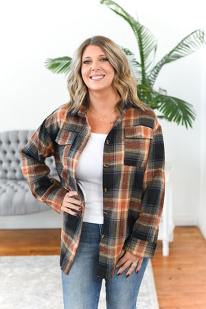 Jodie Plaid Flannel Shirt FINAL SALE