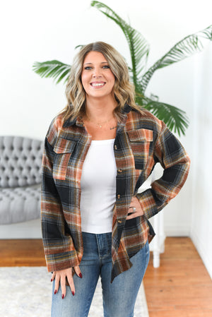 Jodie Plaid Flannel Shirt FINAL SALE