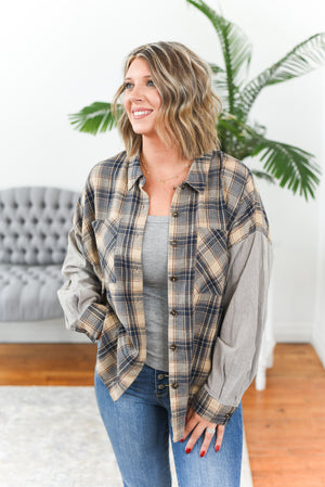 Mylee Plaid Button Down Shirt