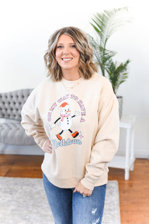 Meltdown Cozy Oversized Sweatshirt