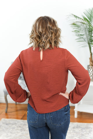 Sherri Shoulder Pleat Top FINAL SALE