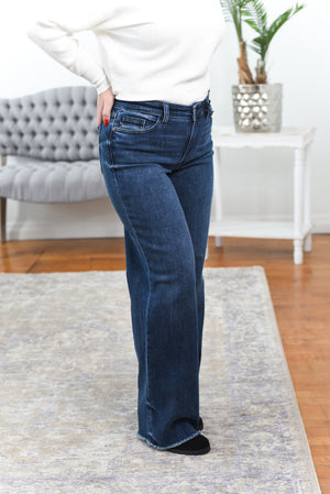 Scout Mid Rise Wide Leg Judy Blue Jeans