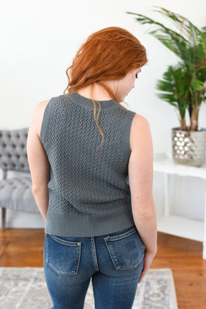 Anna Open-Knit Sweater Vest