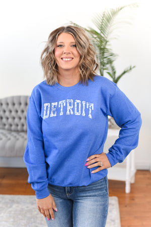 Detroit Porcelain Floral Crewneck Sweatshirt