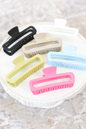 Extra Large Rectangle Hair Clip