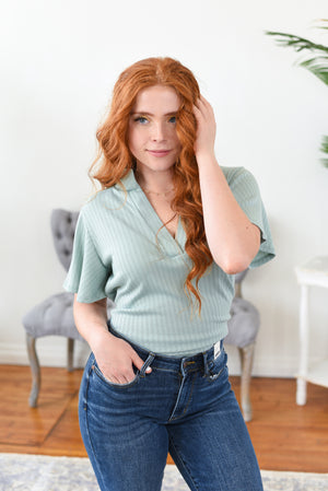 Lucille Collared Top