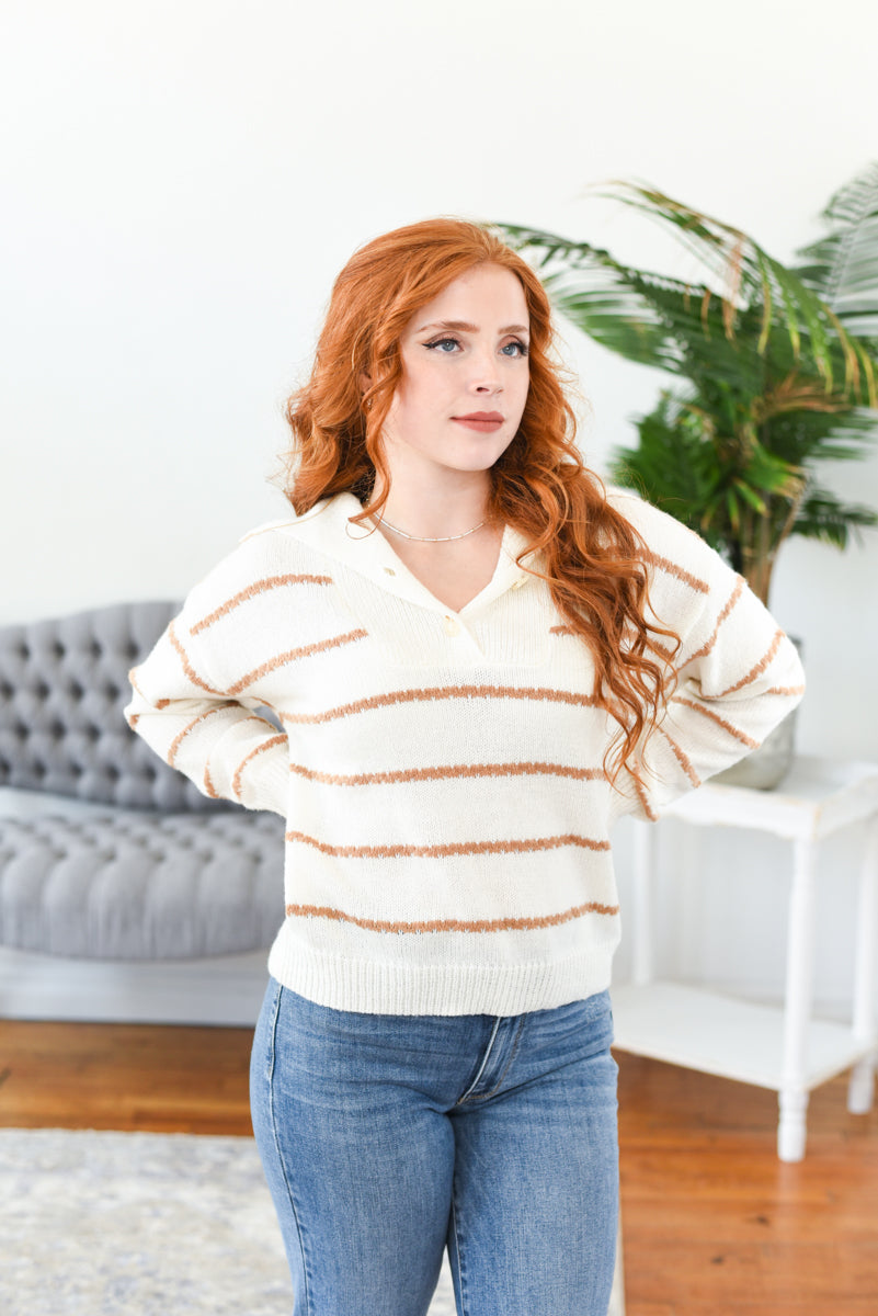 Ruby Striped Pullover