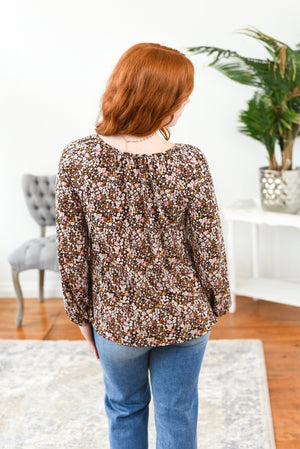 Marcy Floral Long Sleeve Top FINAL SALE
