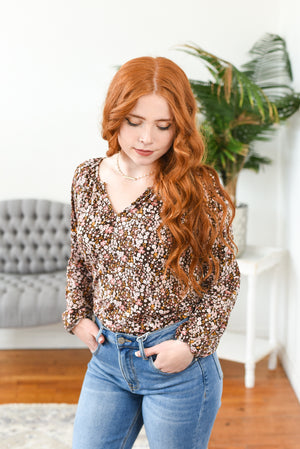Marcy Floral Long Sleeve Top