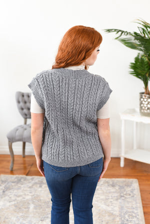 Allyson Chunky Knit Sweater Vest