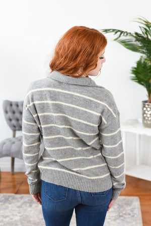 Paisley Striped Sweater