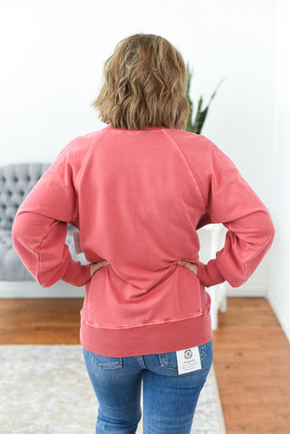 Karli Mineral Wash Pullover