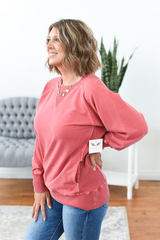 Karli Mineral Wash Pullover