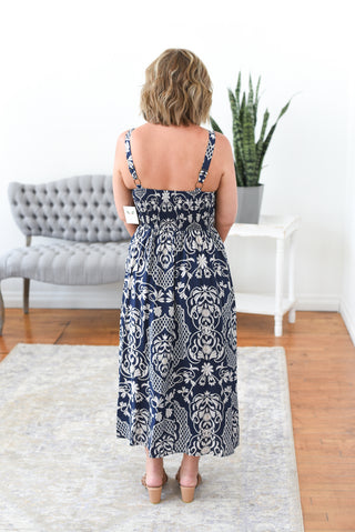 Ellie Sweetheart Bow Detail Midi Dress FINAL SALE