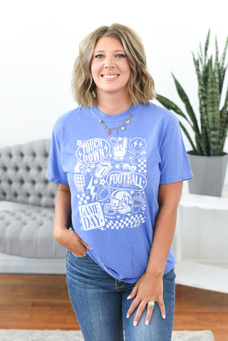 Retro Football Vibes Graphic Tee