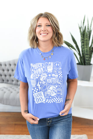 Retro Football Vibes Graphic Tee