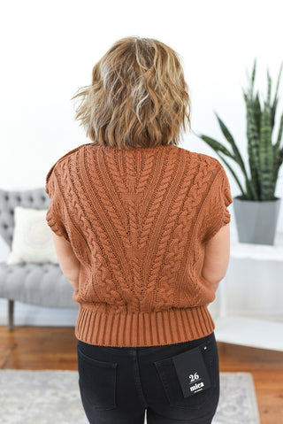 Seraphine Cable Knit Vest Sweater Top FINAL SALE