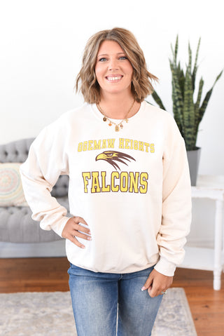 OHHS Falcon Head Pullover Sweatshirt (MADE TO ORDER)