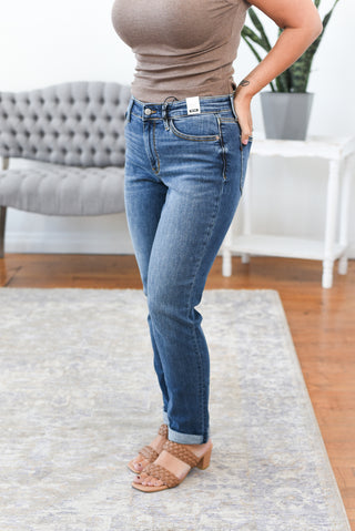 Jaimes Mid Rise Boyfriend Fit Judy Blue Jeans