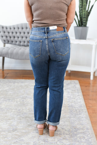 Jaimes Mid Rise Boyfriend Fit Judy Blue Jeans