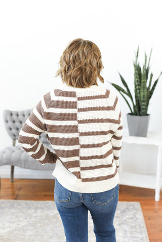 Henlee Color Block Sweater FINAL SALE