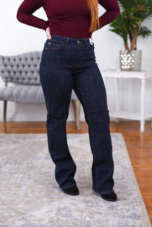 Melanie High Rise Straight Leg Trouser Judy Blue Jeans