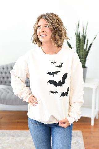 Flying Bats Pullover Sweatshirt