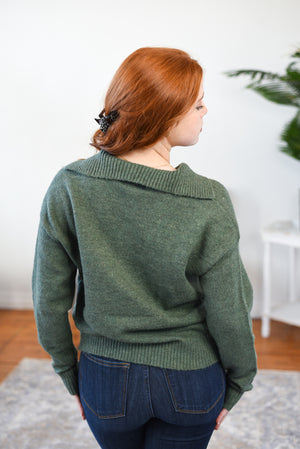 Brinley Button-Neck Sweater FINAL SALE