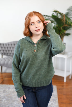 Brinley Button-Neck Sweater