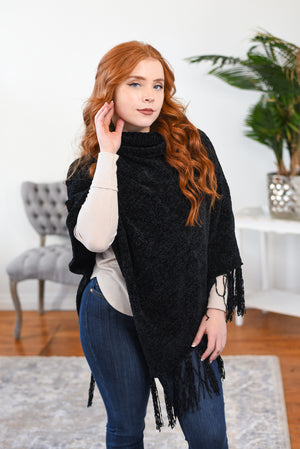 Britt's Knits Beyond Soft Chenille Poncho DOORBUSTER FINAL SALE