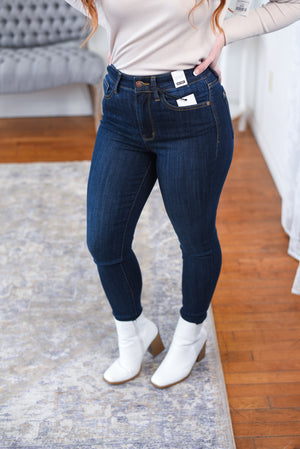 Lavinia High Rise Skinny Back Phone Pocket Judy Blue Jeans