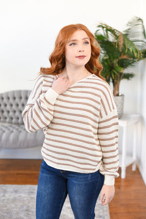 Beth Open-Knit Sweater