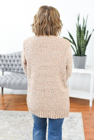 Rosaline Multi Color Popcorn Knit Cardigan FINAL SALE
