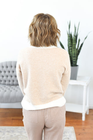Daisy Marled Ribbed Turtleneck Sweater