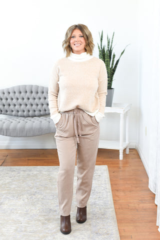 Elizabeth Tapered Drawstring Pants FINAL SALE