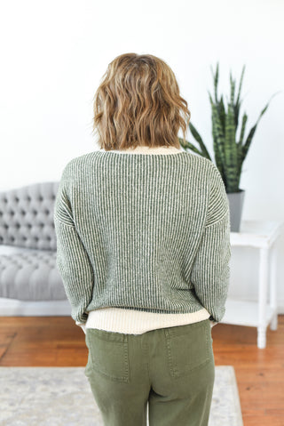 Daisy Marled Ribbed Turtleneck Sweater