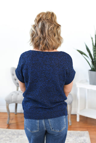 Oaklynn Short Sleeve Sweater Knit Top