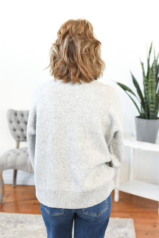 Emmie Mock Neck Oversized Sweater