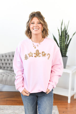 Gingerbread Cookies Pullover Sweatshirt (MADE TO ORDER)