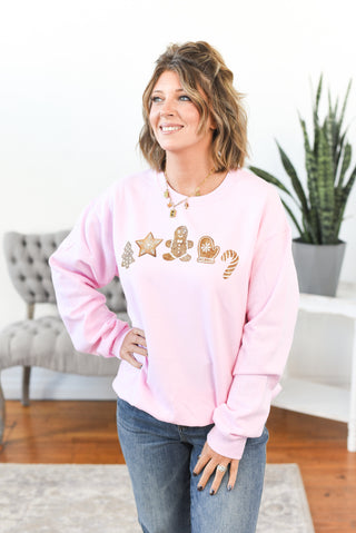Gingerbread Cookies Pullover Sweatshirt (MADE TO ORDER)