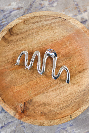 Metal Squiggle Hair Clip