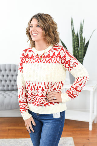 Candie Fair Isle Sweater FINAL SALE