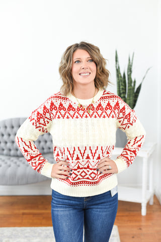 Candie Fair Isle Sweater FINAL SALE
