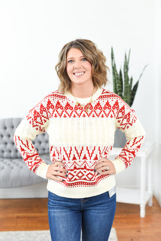 Candie Fair Isle Sweater FINAL SALE